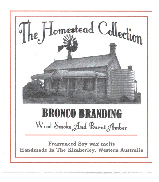 Bronco branding jar candle