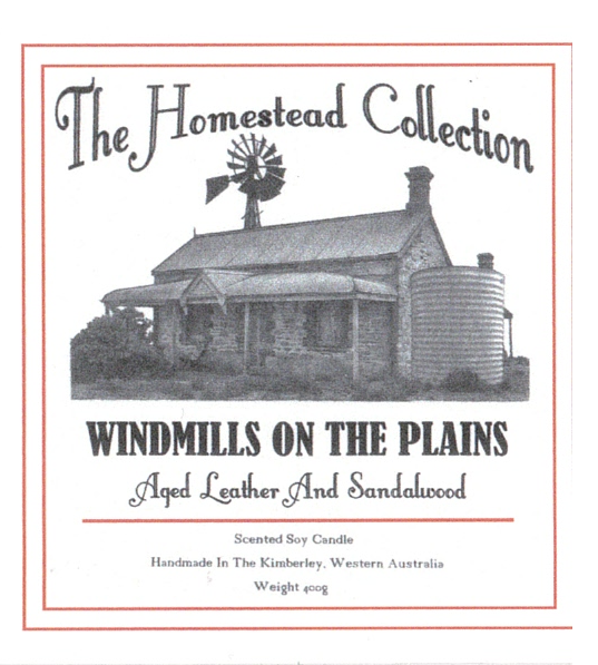 Windmill on the plains jar candle