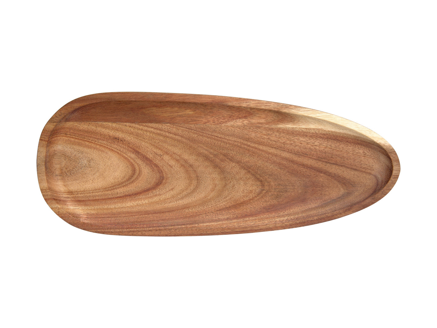 Forme Acacia wood organic platter 35x14cm natural