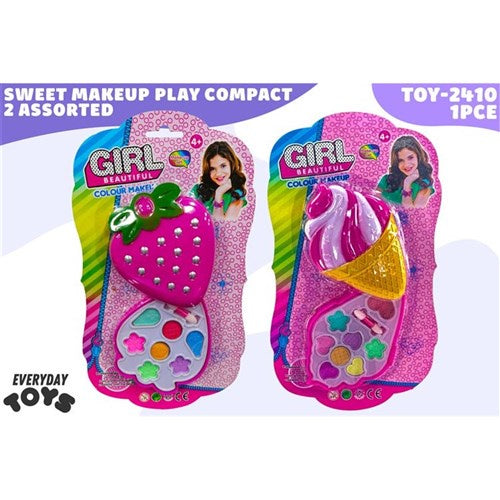 Sweet Makeup play set compact 14x9cm asst