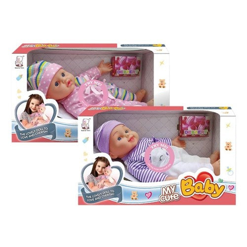 Baby doll with soft body 30cm