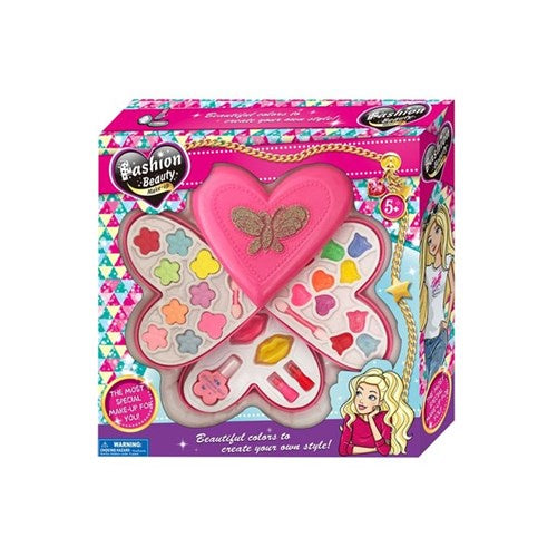 Beauty make up heart set 3 compartment