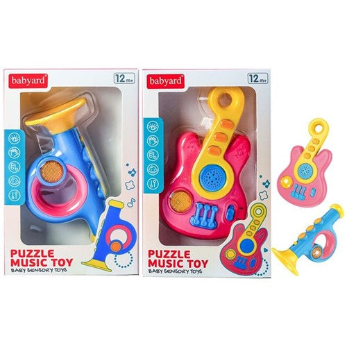 Musical guitar & trumpet 16cm