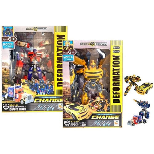 Giant transform change robot 30cm 2-4pce