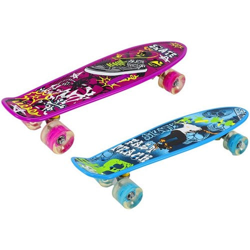 Skateboard w/light up wheels 54cm