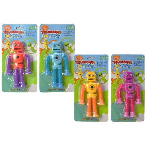 Robot telescopic stretch/ connect toy