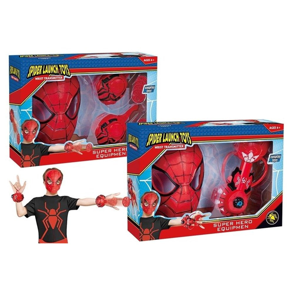 Spider water gun launcher & mask set