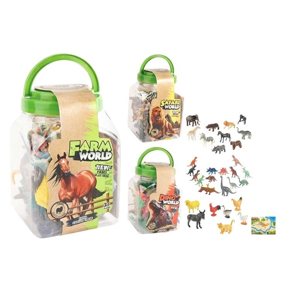Animal sets farm/dino/safari 40pc