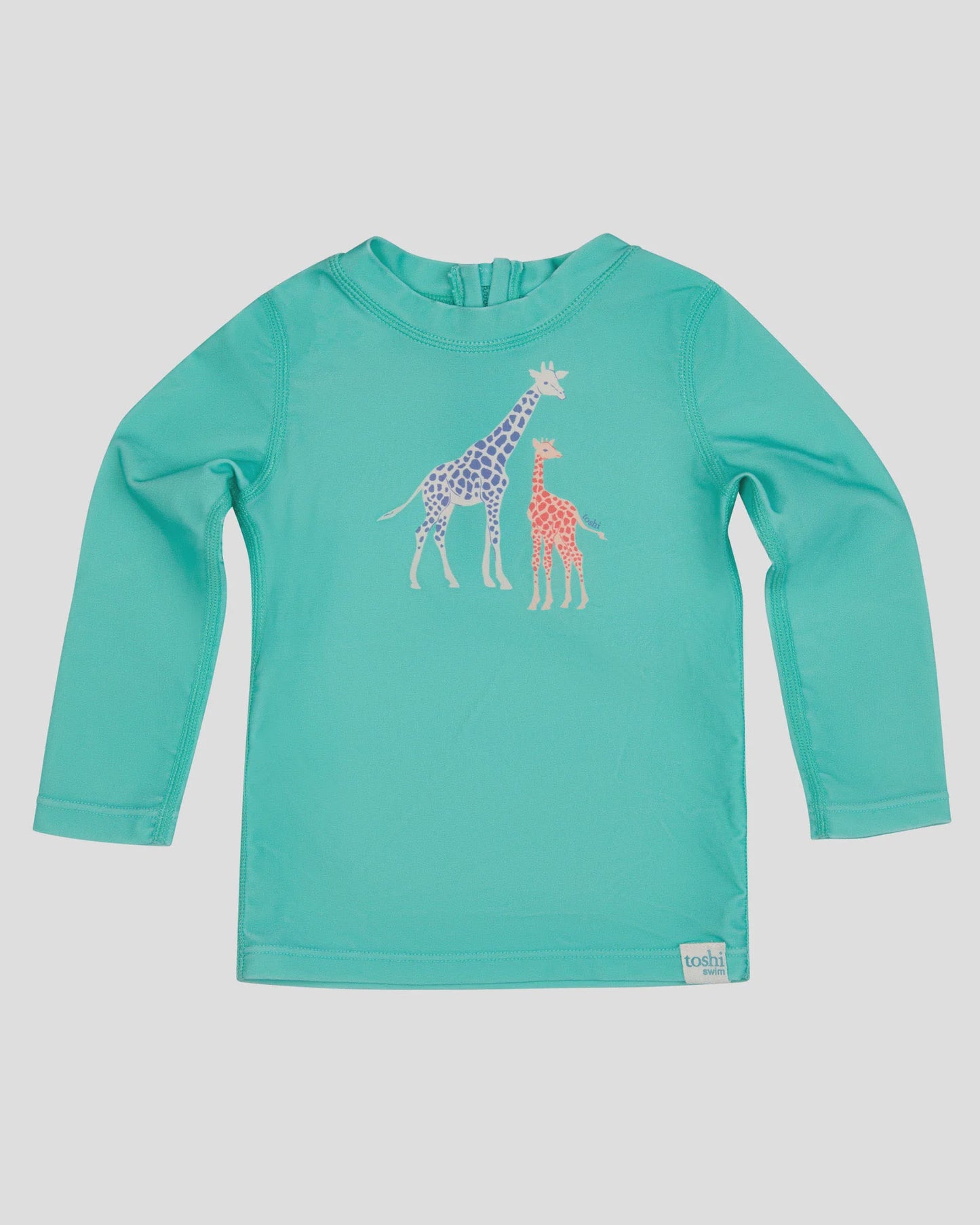 Swim rashie L/S Splash Congo seagrass sz4