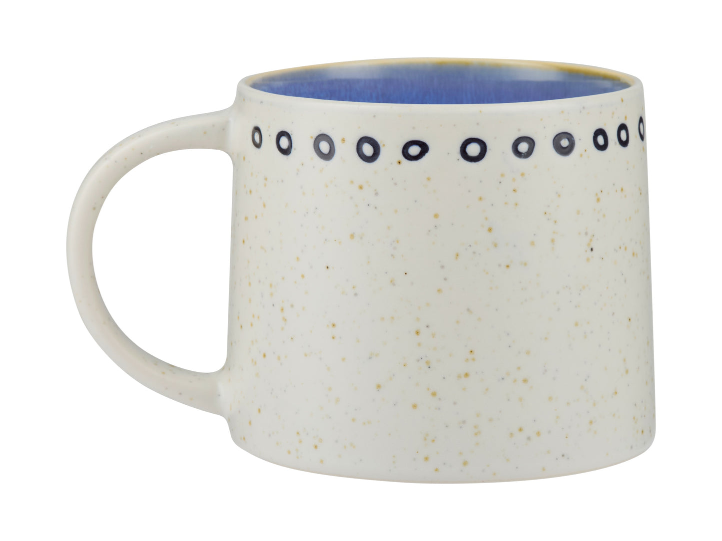 Indigo blue mug 330ml circle