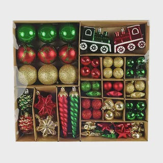 S/110 Christmas decoration Green/Red/Gold