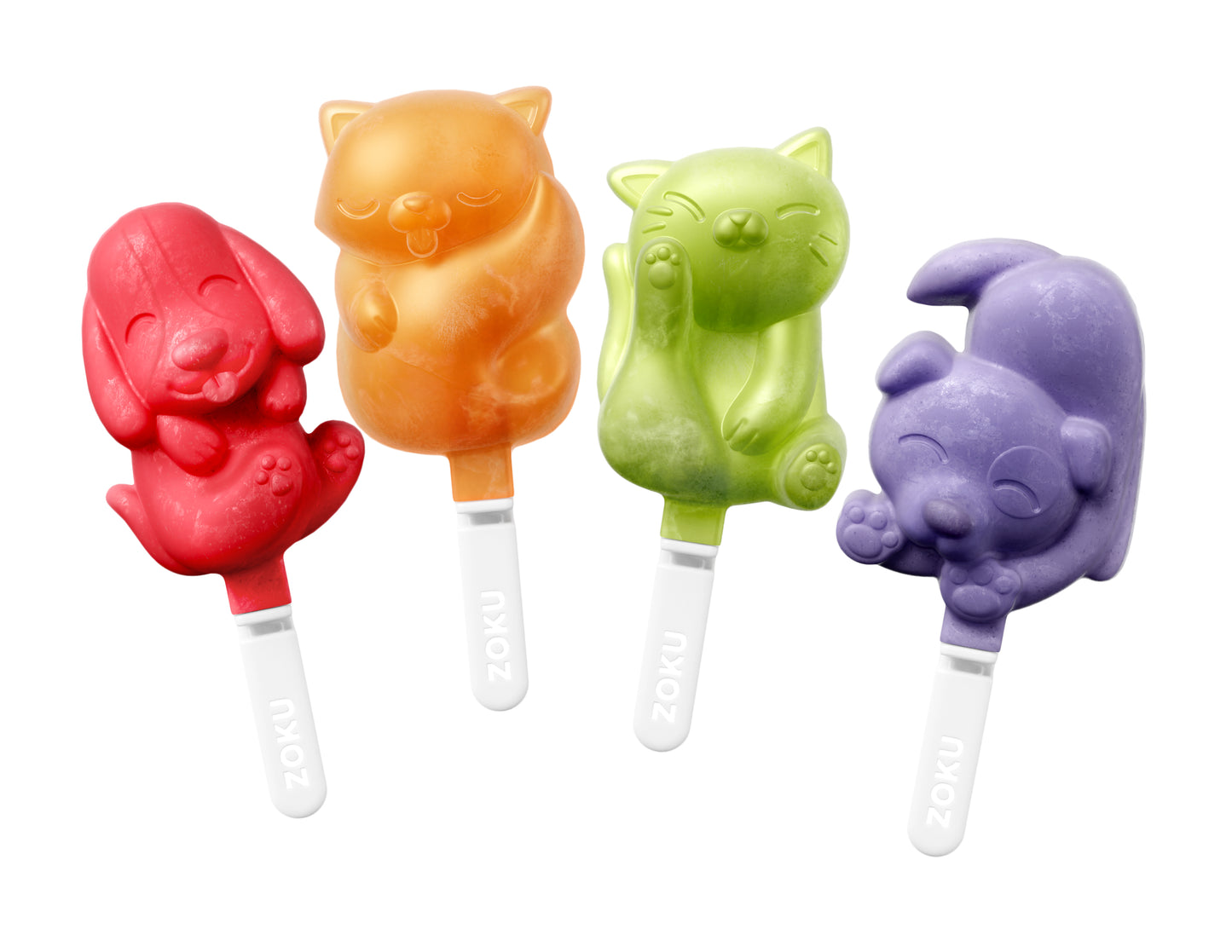 Zoku Cat & Dog Ice Pop Mould