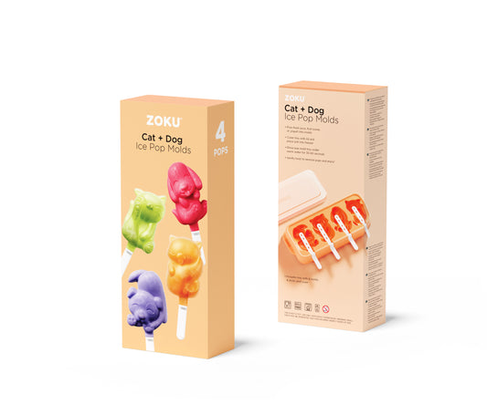Zoku Cat & Dog Ice Pop Mould