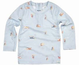Rashie L/S Half Zip Beach Bums Sz0