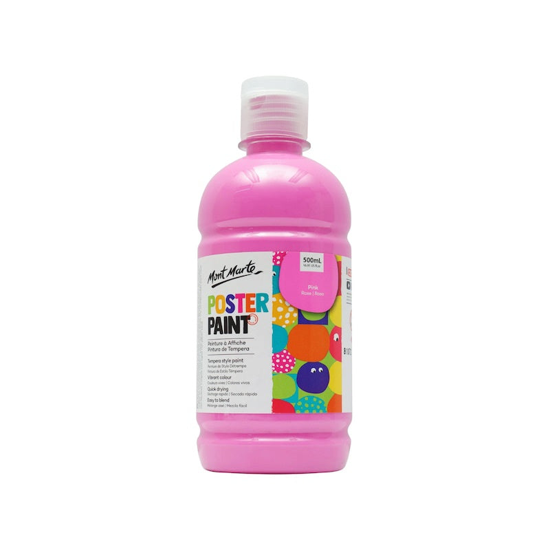 Poster paint 500ml pink