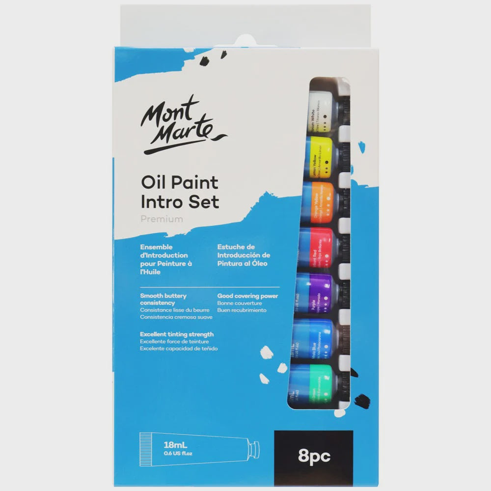 Oil paint intro set 8pce x 18ml