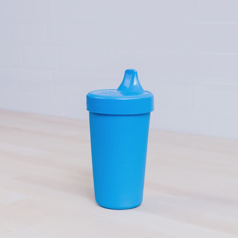 No-spill sippy cup sky blue