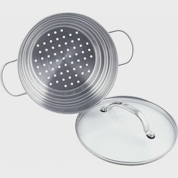 Cuisine universal steamer 16/18/20cm with lid