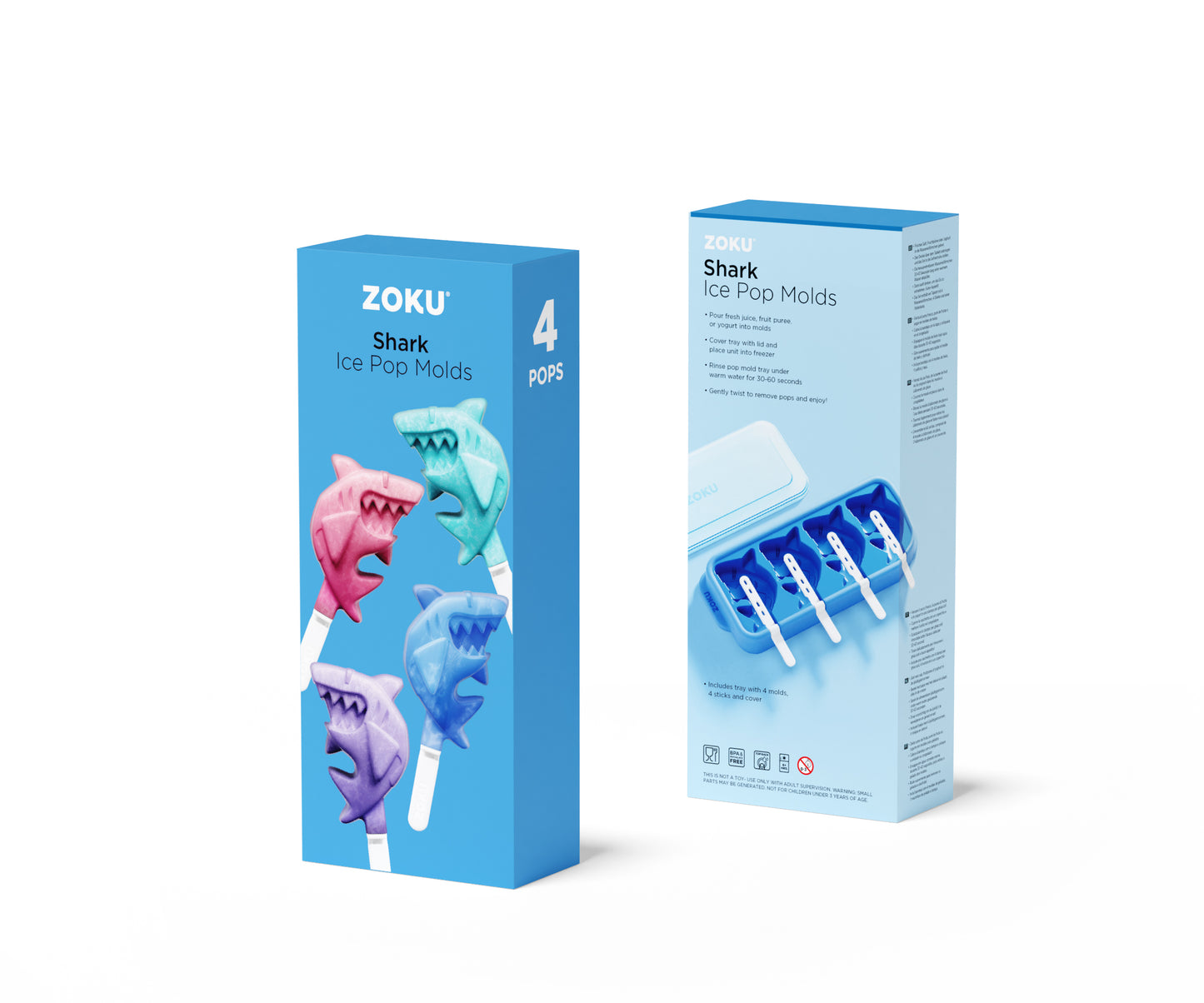 Zoku Shark Ice Pop Mould