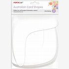 Aussie cardstock boomerang 24x13cm 15pk