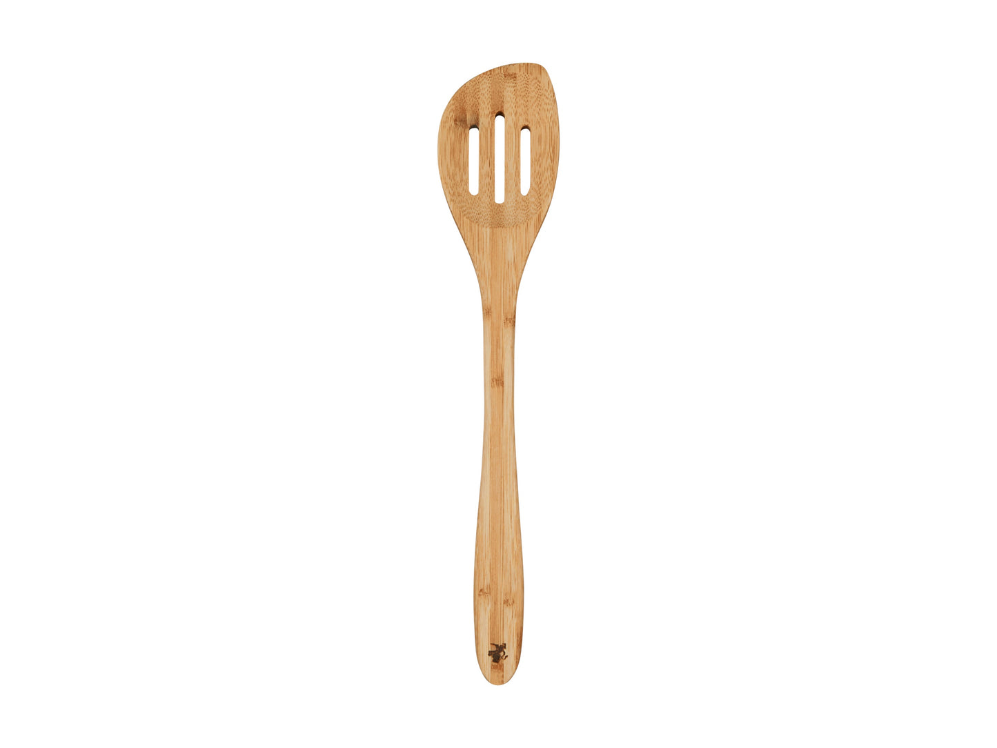 Evergreen bamboo slotted peaked spoon 33cm