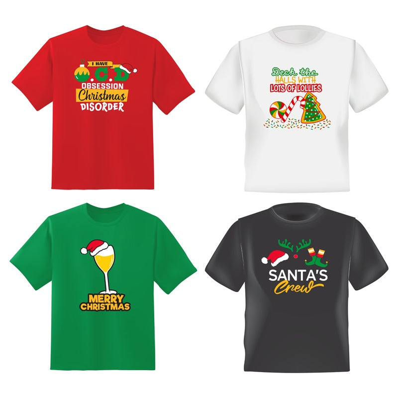 Christmas ladies shirt  asst