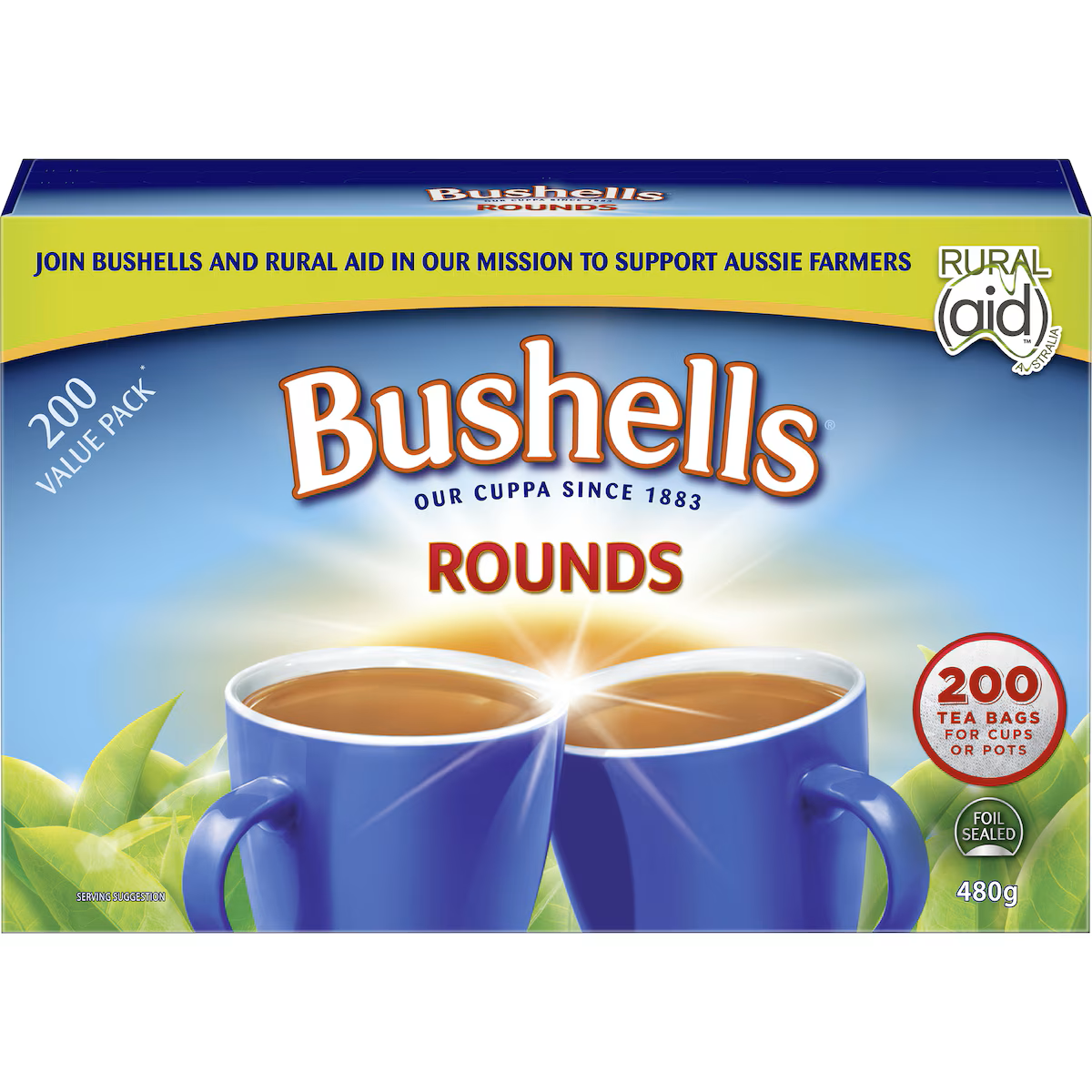 Teabags round 200pack