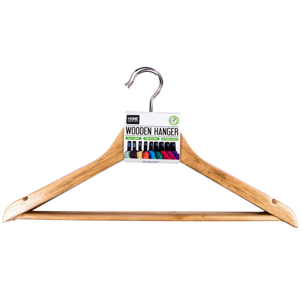 Coat Hanger Wooden 3 Pack