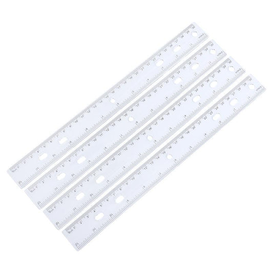 Ruler 30cm 4pack