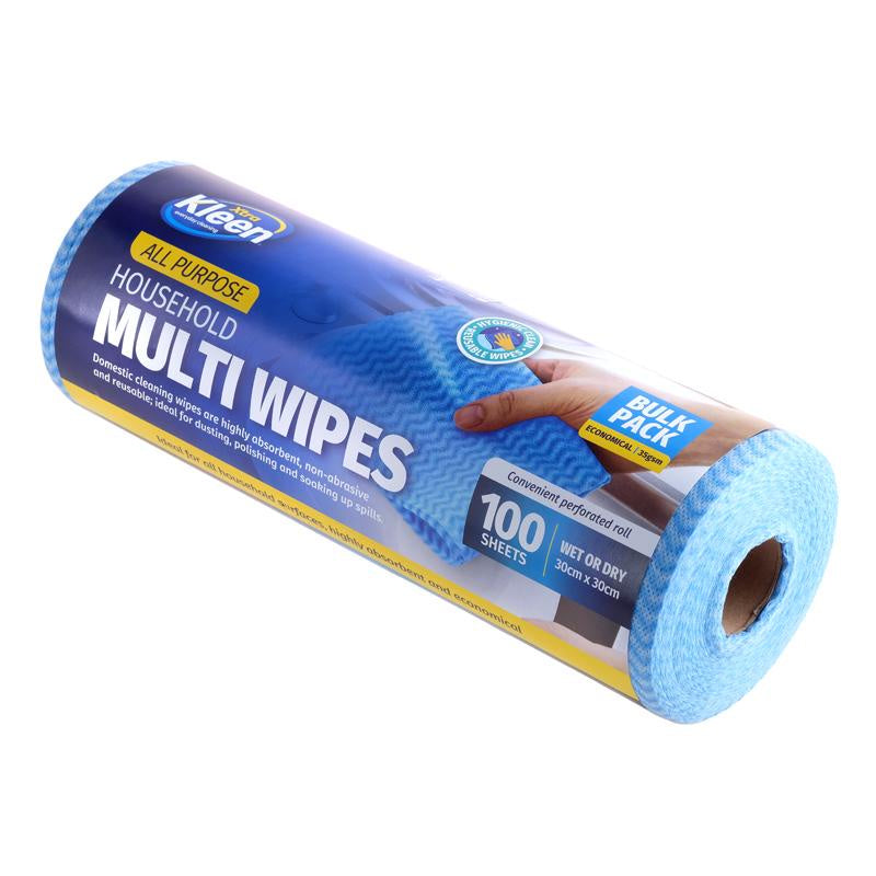 All purpose wipe pack 30x30cm 100pack