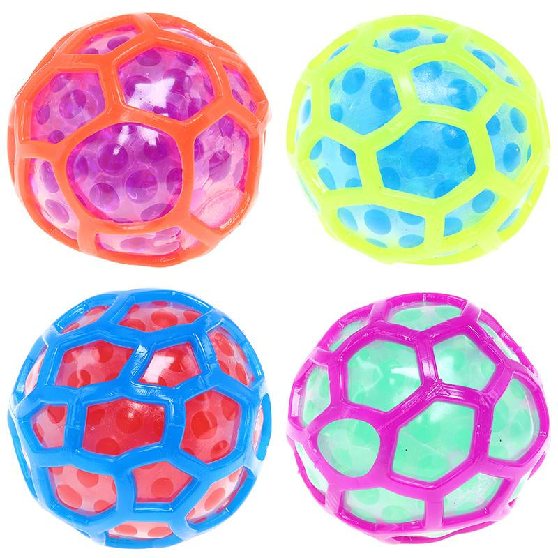 Squish Ball Mesh Multi Colour 6cm