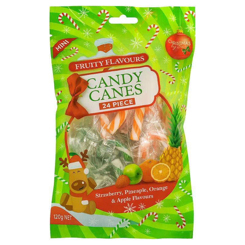 Candy cane mini fruity flavours 24pk