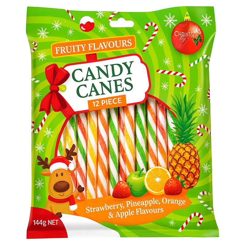 Candy cane fruity flavours 12pack 12g