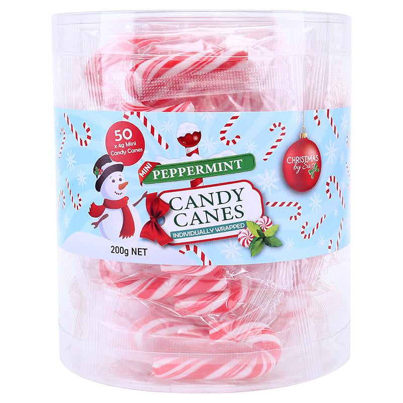 Candy cane mini peppermint 50pack bulk 57gram