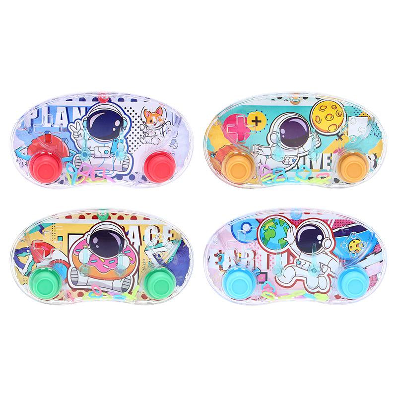 Handheld water skill game astronaut