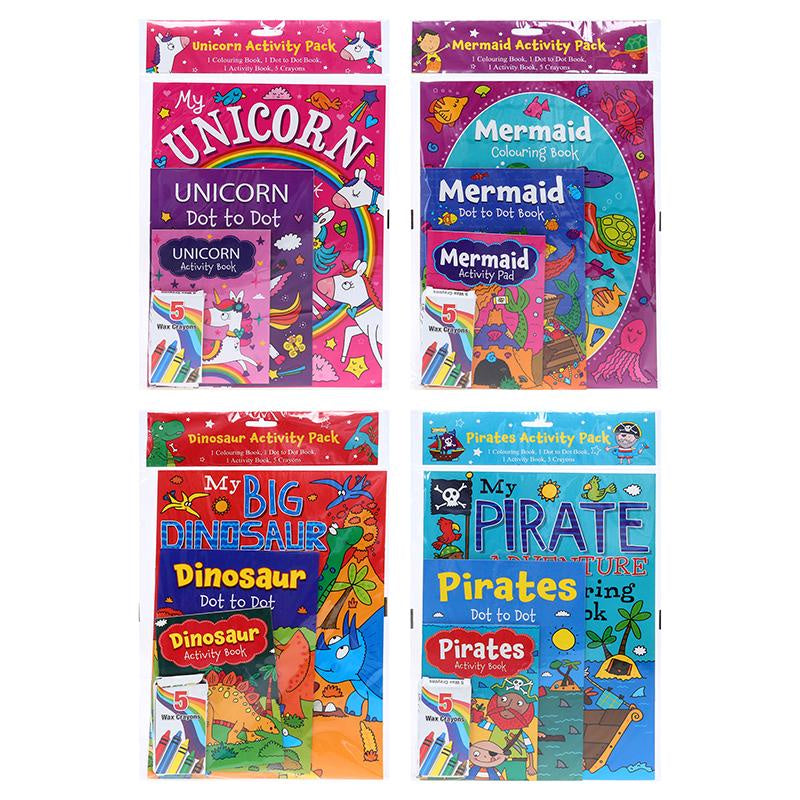 Activity pack 4pc assorted designs