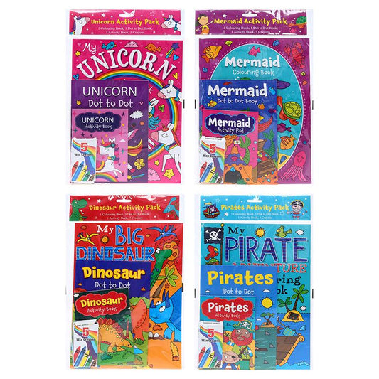 Activity pack 4pc assorted designs