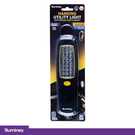 Hanging magnetic utility light B/O