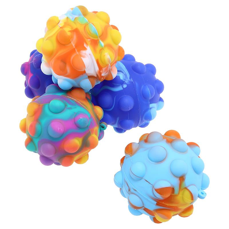 Fidget push & pop sensory ball 7cm assorted