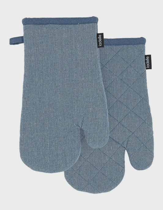 Eco Recycled blue 2pk oven mitt