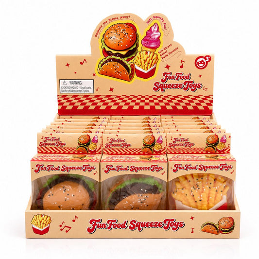 Squishy toy fast food series 3 asst