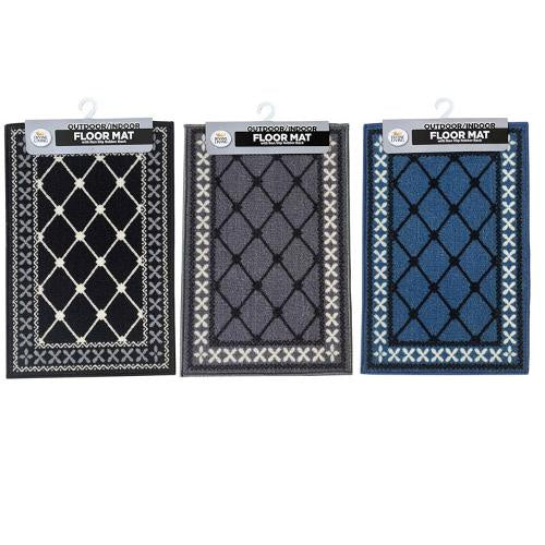 Floor mat rectangle 40x60cm latex back