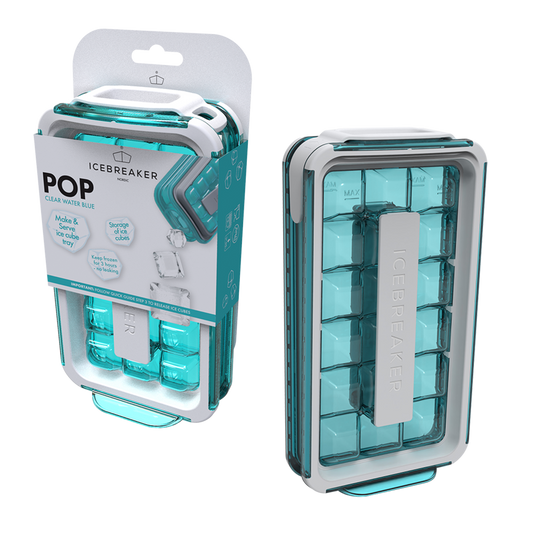 Pop Ice maker 2.0 clear water blue