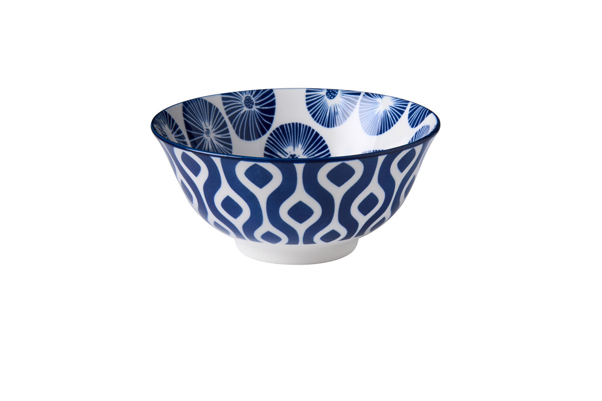 Porcelain bowl 15cm Blue dots