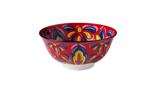 Porcelain bowl 15cm Fiesta red