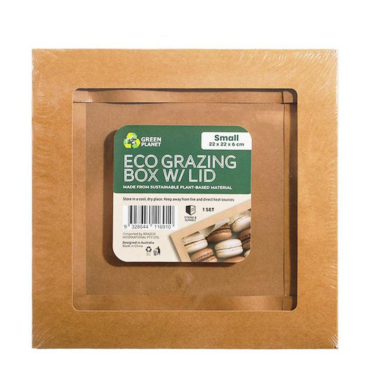 Eco grazing box with lid small