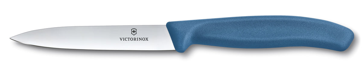 Paring knife straight edge 10cm blue