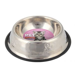 Embossed paw print pet bowl 21cm