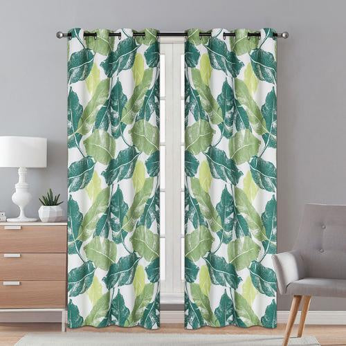 Curtain block out 140x223cm large leaf