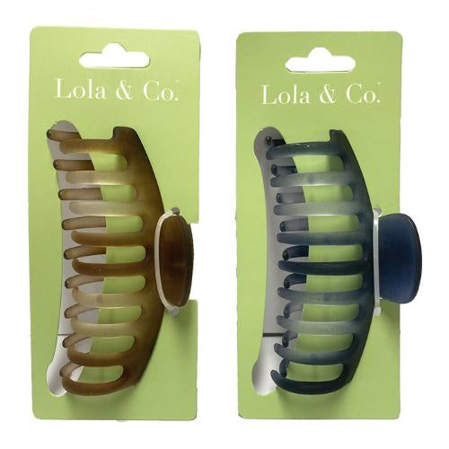 Hair claw clip smokey 11cm